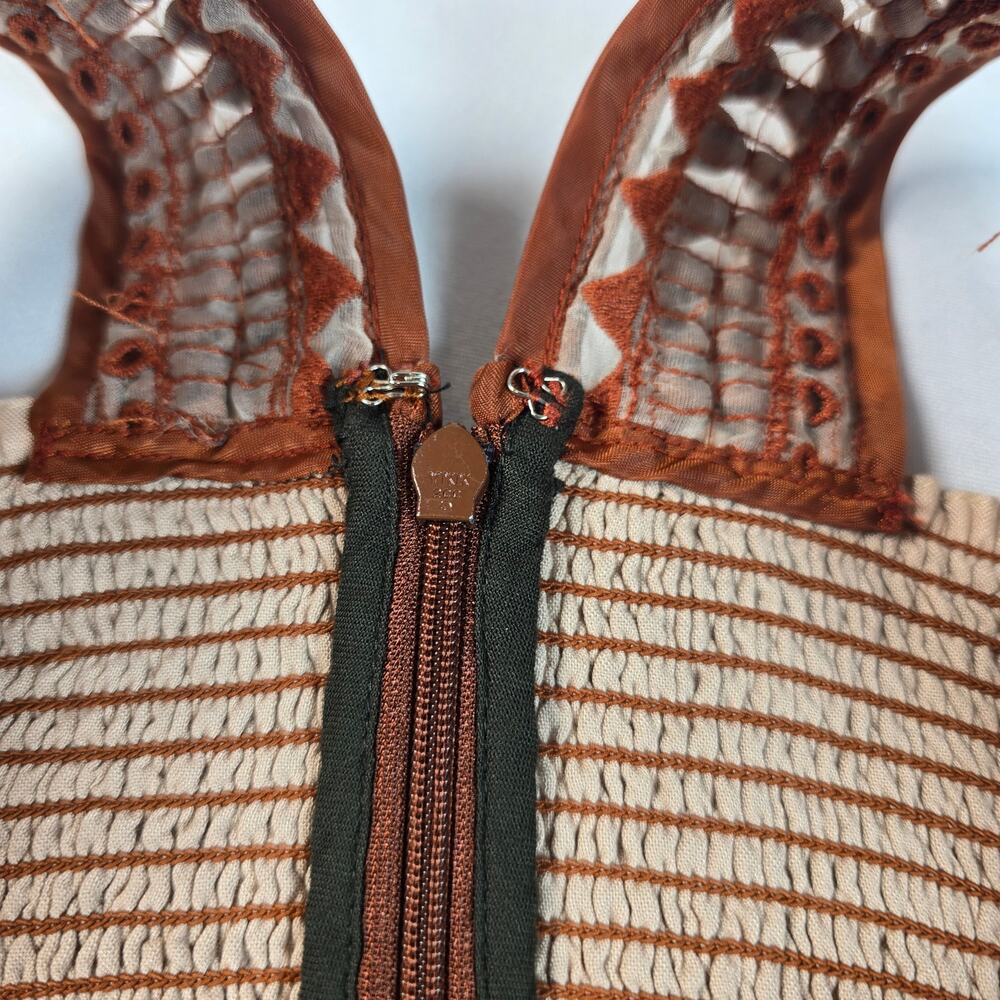 Anthropologie Deco Printed Halter Dress. Size 14. Retails $248 - Picture 8 of 12